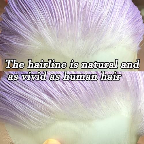 Light Purple Lavender Lace Front Wig