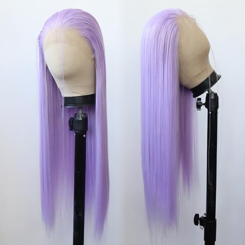 Light Purple Lavender Lace Front Wig