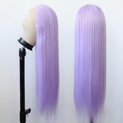 Light Purple Lavender Lace Front Wig