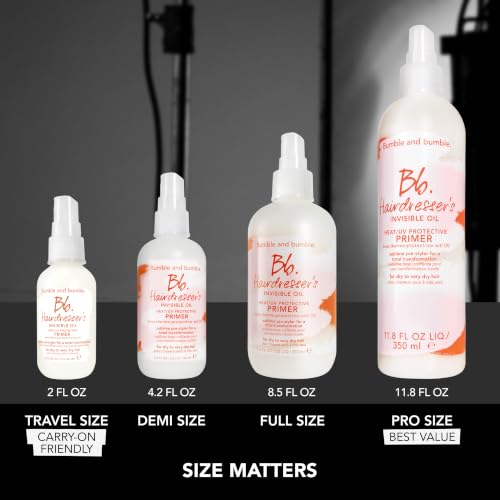 . Hairdresser's Invisible Oil Heat/UV Protection Leave-In Conditioner Hair Primer | Hydrat