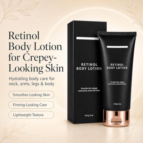 Retinol Body Lotion for Crepey Skin