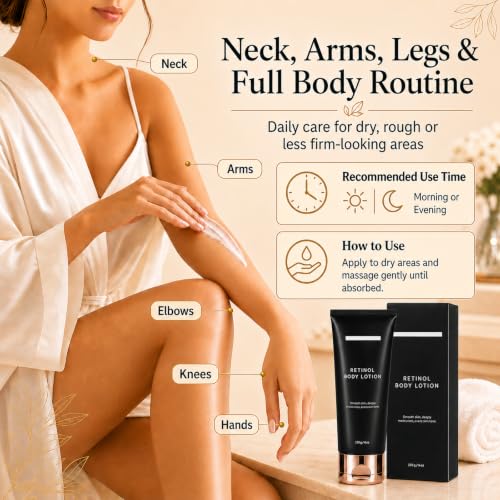 Retinol Body Lotion for Crepey Skin
