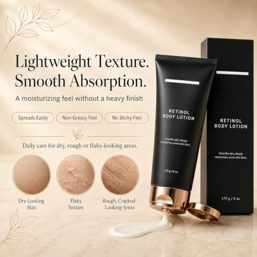 Retinol Body Lotion for Crepey Skin