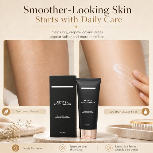 Retinol Body Lotion for Crepey Skin