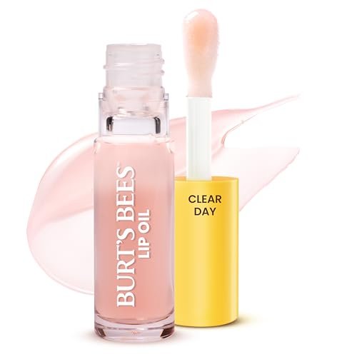Lip Oil with Jojoba Oil, Clear Day, 0.15 oz. Tube