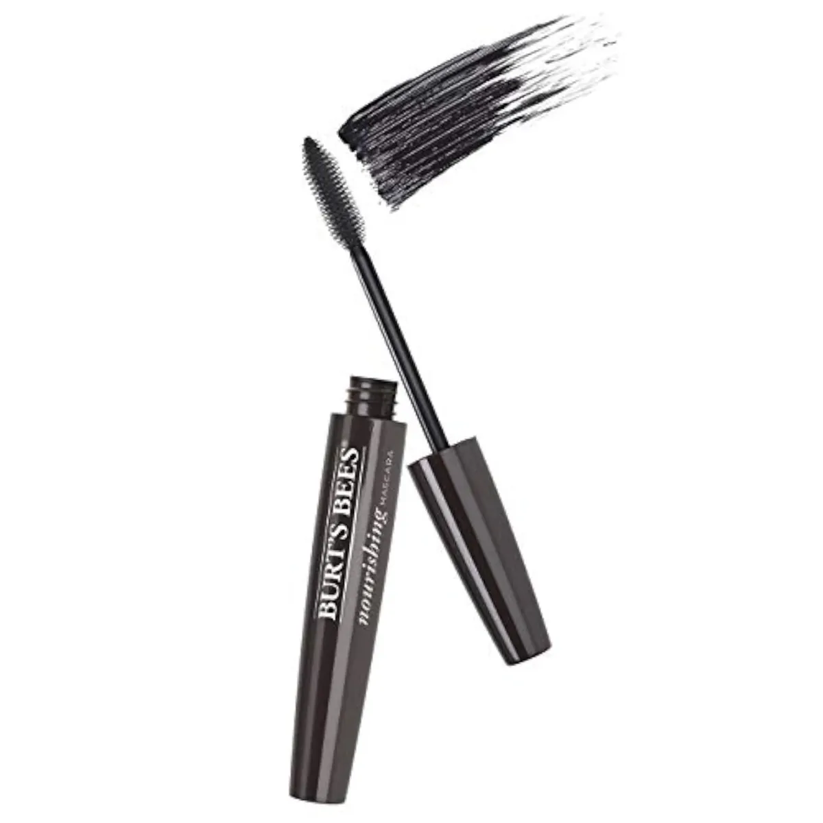 Mascara, Burt's Bees Lengthens Lashes, 100% Natural Makeup, Classic Black