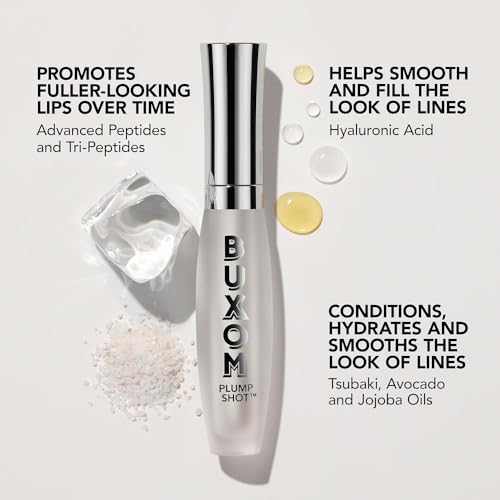 Plump Shot Peptide Lip Serum, Clear
