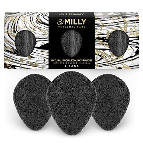 Konjac Sponge Bamboo Charcoal Face