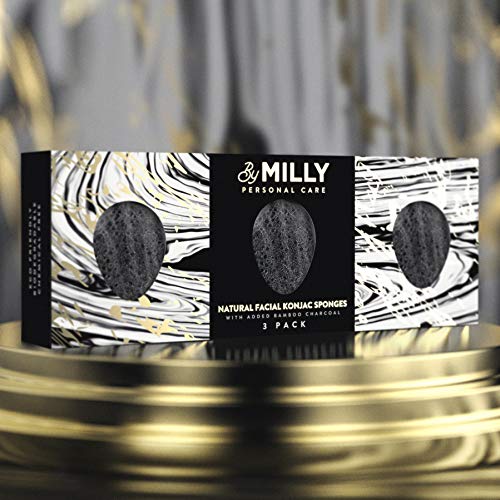 Konjac Sponge Bamboo Charcoal Face