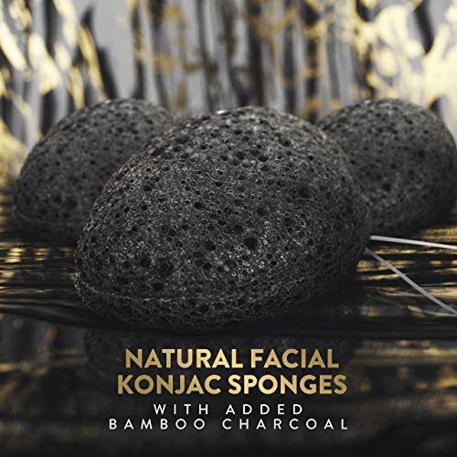 Konjac Sponge Bamboo Charcoal Face