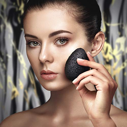 Konjac Sponge Bamboo Charcoal Face