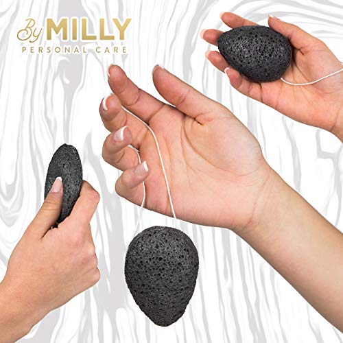 Konjac Sponge Bamboo Charcoal Face
