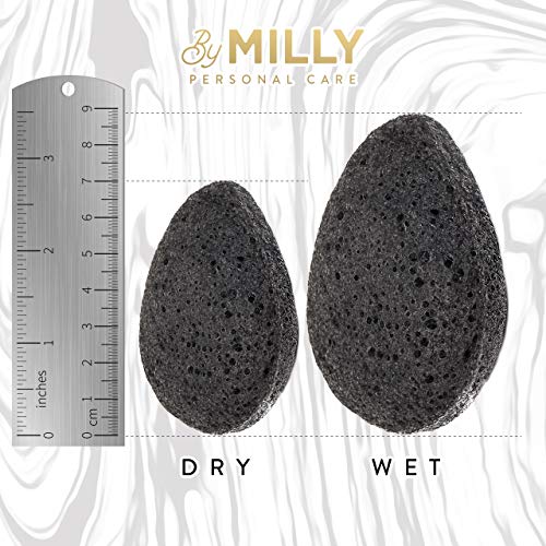 Konjac Sponge Bamboo Charcoal Face