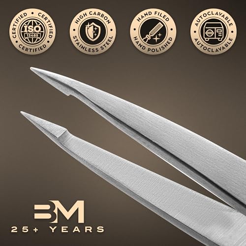 Pointed High Carbon Tweezers