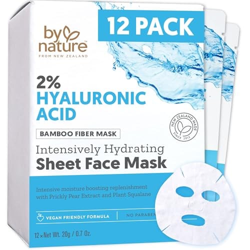 2% Hyaluronic Acid Sheet Mask - Pack of 12