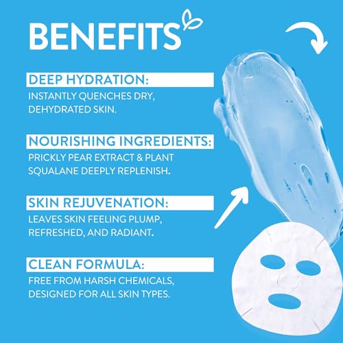 2% Hyaluronic Acid Sheet Mask - Pack of 12