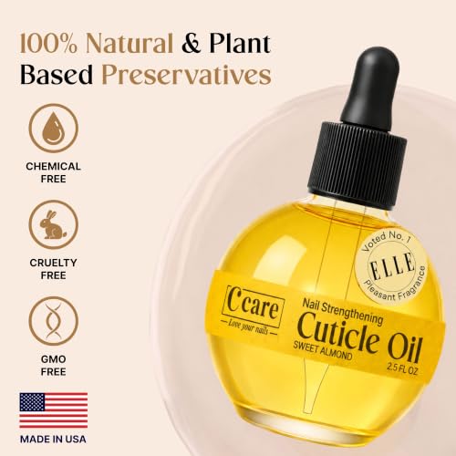 Sweet Almond Cuticle Oil for Nails, 2.5 oz