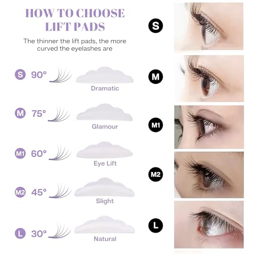 Lash Lift Kit Updated Eyelash Lift Semi-Permanent Curling