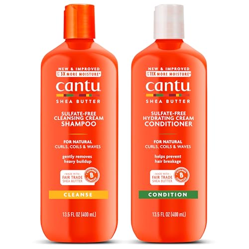 Shampoo & Conditioner with Shea Butter for Natural Hair