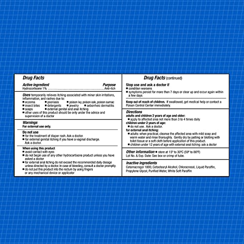Hydrocortisone 1% Anti-Itch Cream