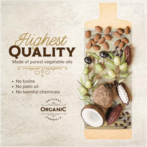 Unscented and Almond Castile Soap Liquid Bundle - 32 oz Vegan & Pure Organic Concentrated Non Drying All Natural Formula Body Wash & Shampoo