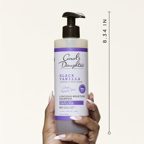 Black Vanilla Moisture Sulfate Free Shampoo for Curly