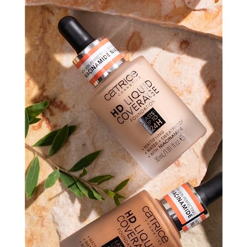 HD Liquid Coverage Foundation, 24HR Wear (010 | Light Beige)
