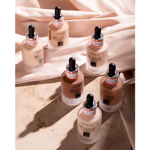 HD Liquid Coverage Foundation, 24HR Wear (010 | Light Beige)