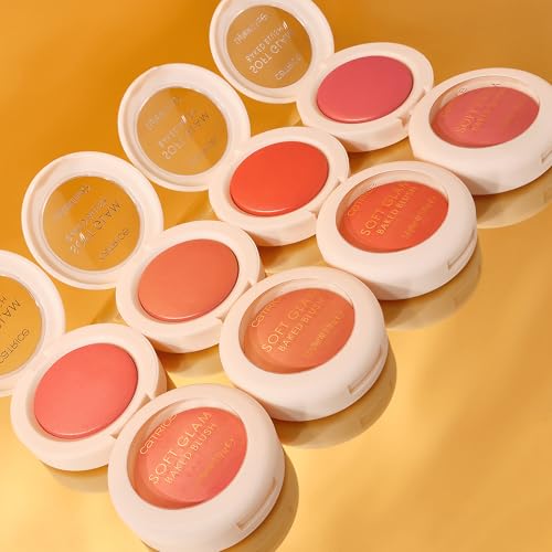 Soft Glam Baked Blush, Cheeky Coral
