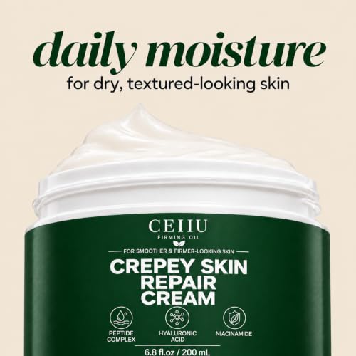 Firming Body Cream for Crepey Skin with Peptides & Ceramides