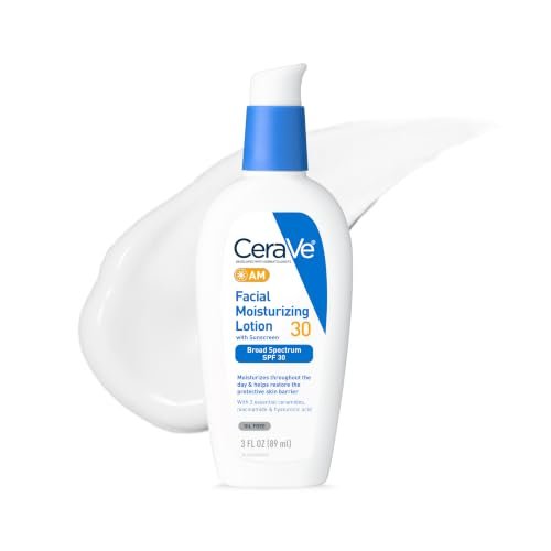 AM Facial Daily Moisturizer, SPF 30 Face Sunscreen, 3oz