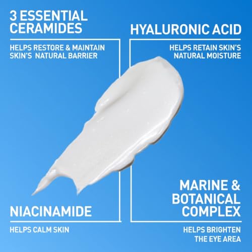 Eye Repair Cream, Hyaluronic Acid Eye Cream for Dark Circles, 0.5oz