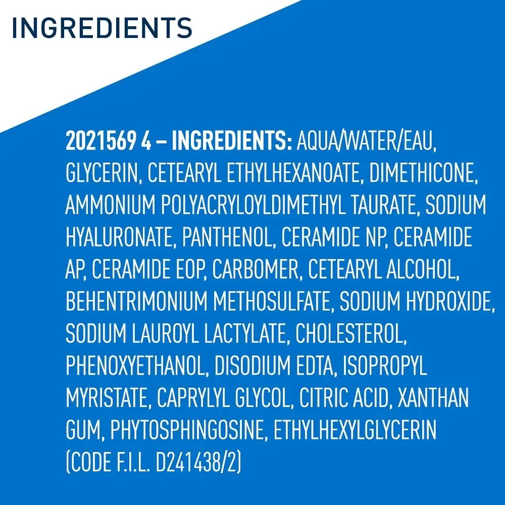 Hyaluronic Acid Serum for Face with Vitamin B5 and Ceramides