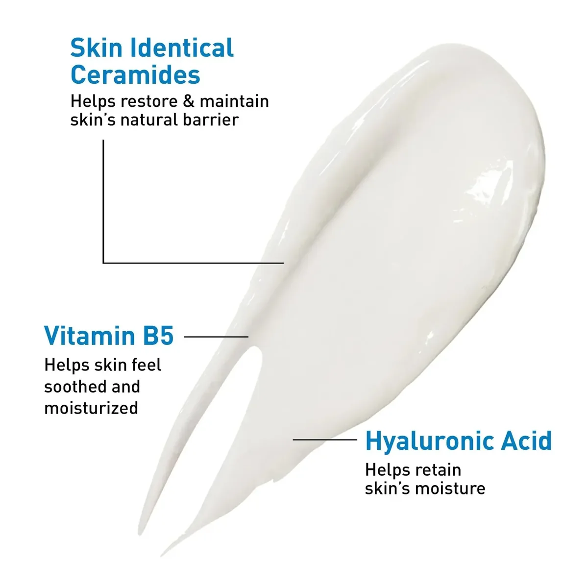 Hyaluronic Acid Serum for Face with Vitamin B5 and Ceramides