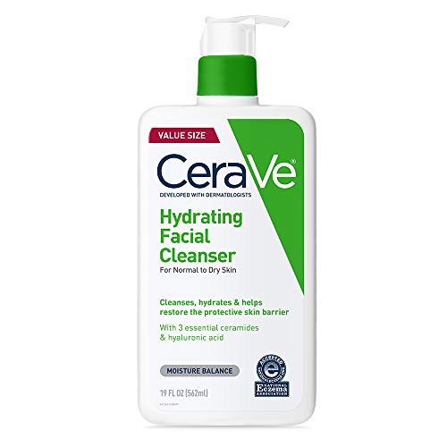 Hydrating Cleanser with Hyaluronic Acid, Face Wash for Dry Skin,19oz