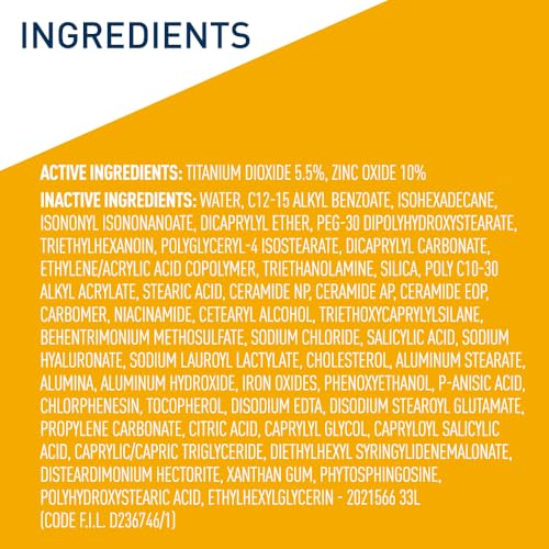 Tinted Sunscreen for Face, Mineral SPF 30 Moisturizer, Light