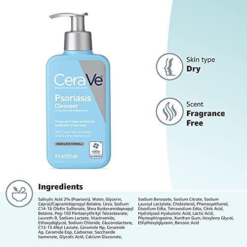 Psoriasis Cleanser with Salicylic Acid and Lactic Acid