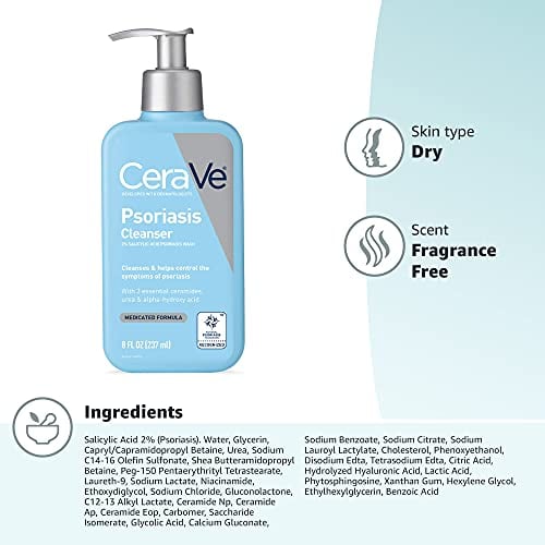 Psoriasis Cleanser with Salicylic Acid and Lactic Acid