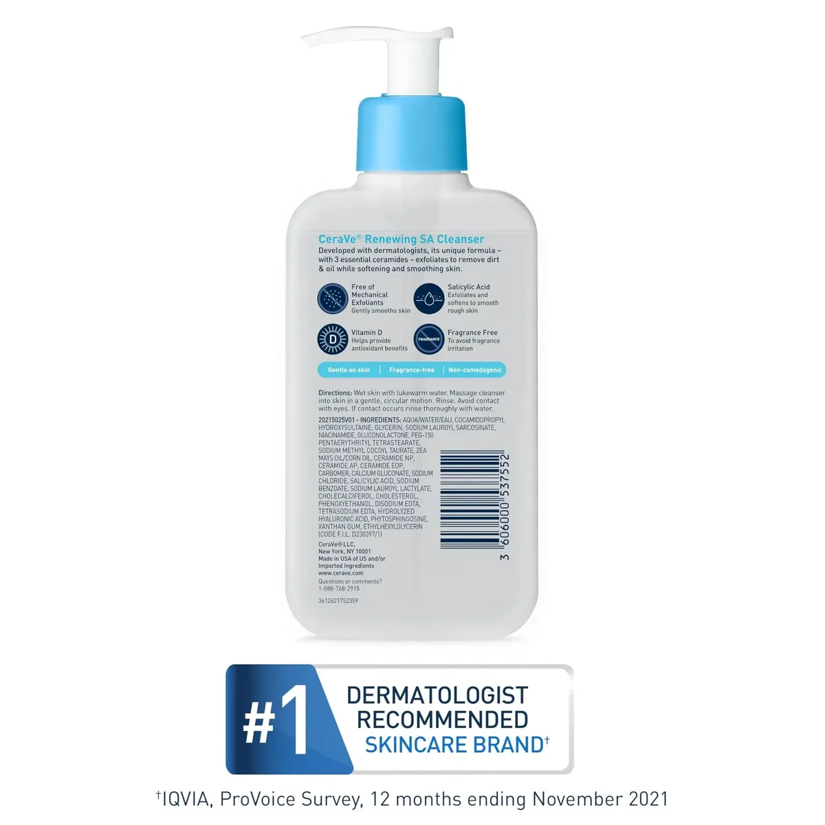 Renewing Salicylic Acid Cleanser With Hyaluronic Acid, Niacinamide & Ceramides