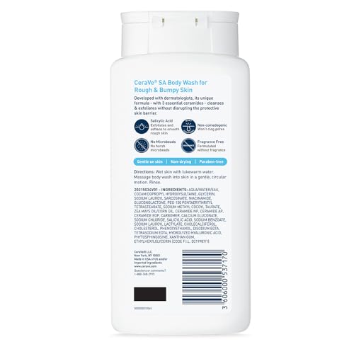 Salicylic Acid Body Wash, Exfoliates Rough and Bumpy Skin, 10oz