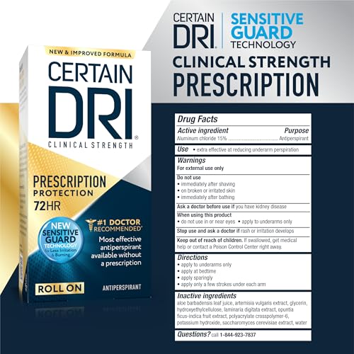 Prescription Strength Clinical Antiperspirant Roll-On