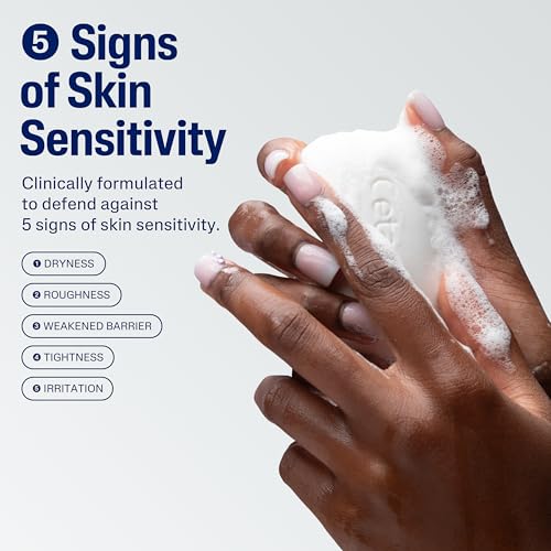 Gentle Cleansing Bar Soap, Sensitive & Dry Skin, 4.5 oz, 3 ct