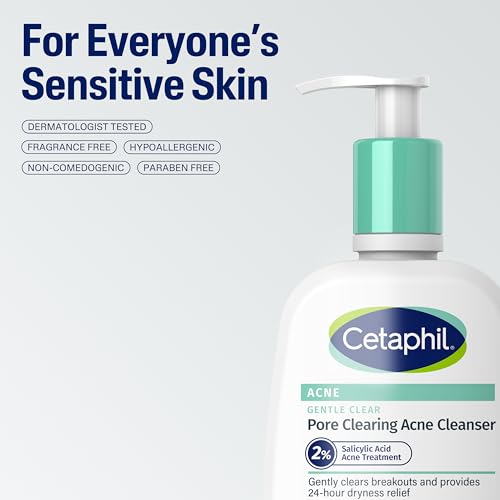 Gentle Clear Clarifying Acne Cream Cleanser foaming