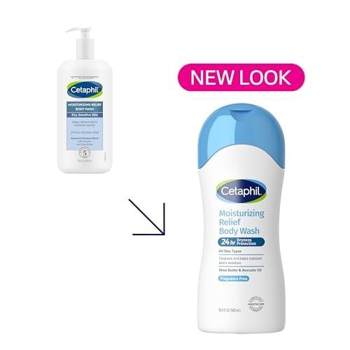 Moisturizing Body Wash, Sensitive Skin, Fragrance Free, 16.9 fl oz