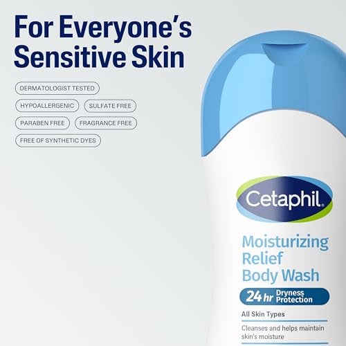 Moisturizing Body Wash, Sensitive Skin, Fragrance Free, 16.9 fl oz