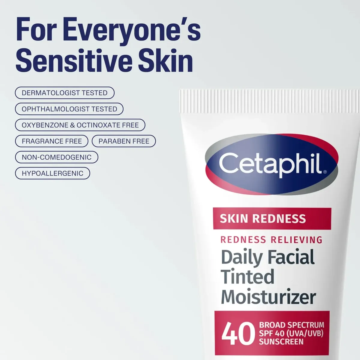 Redness Relieving Daily Facial Moisturizer SPF 40, 1.7 fl oz