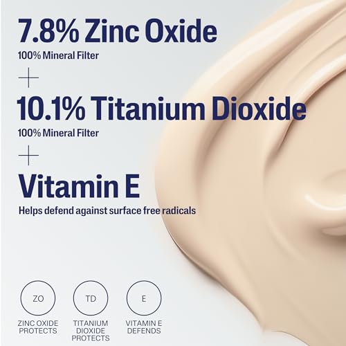 Tinted Mineral Face Sunscreen, SPF 40, Sensitive Skin, 1.7oz