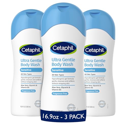 Ultra Gentle Refreshing Body Wash, Hypoallergenic, 16.9oz, 3ct