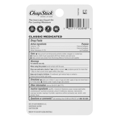 Classic Medicated Lip Protectant + External Analgesic