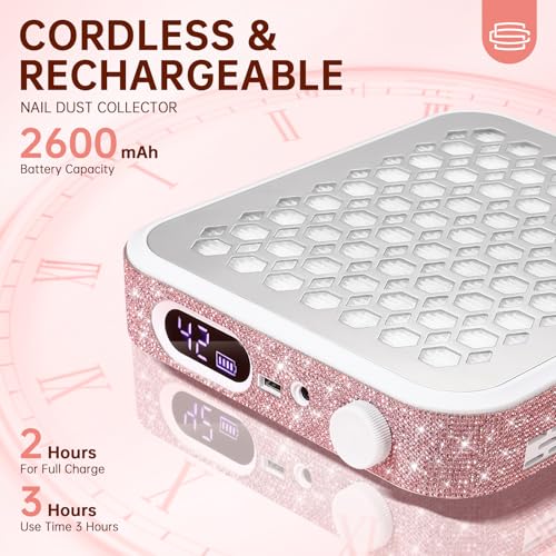 Nail Dust Collector Rechargeable Dust Collector Nail Tech